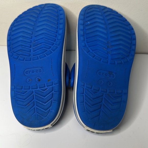 Crocs Crocband Royal Blue Clogs Unisex Kids Shoes - Picture 7 of 7